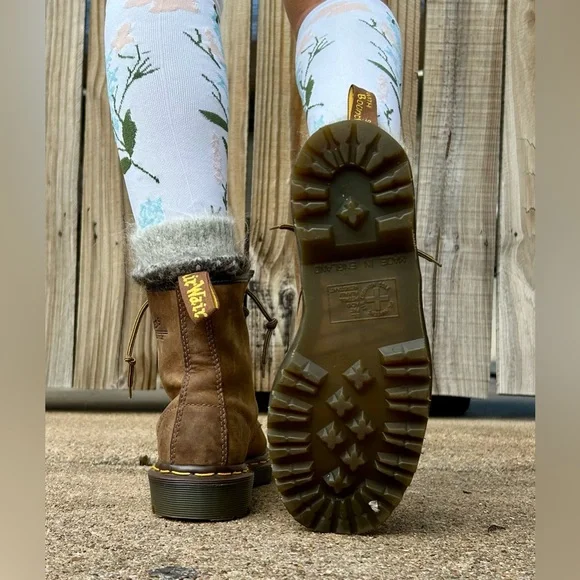 Vintage Dr Martens 1460 Boots 8 Eye Brown 6 UK 8 US Y2K - Picture 7 of 10